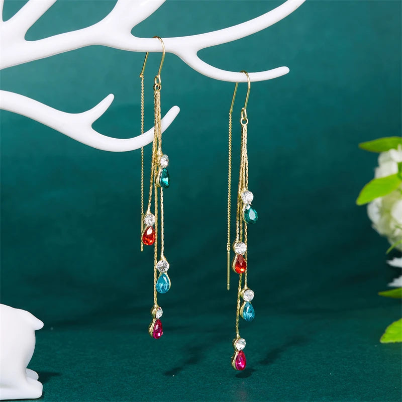 Peacock Tail Earrings