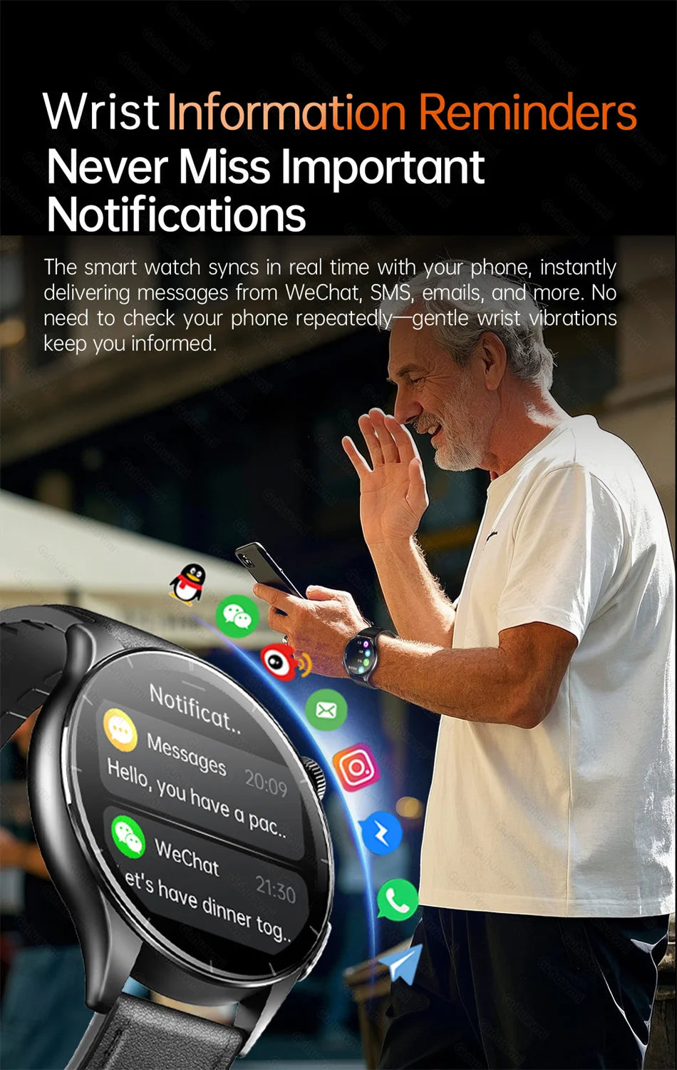 Health managed Smart Watch