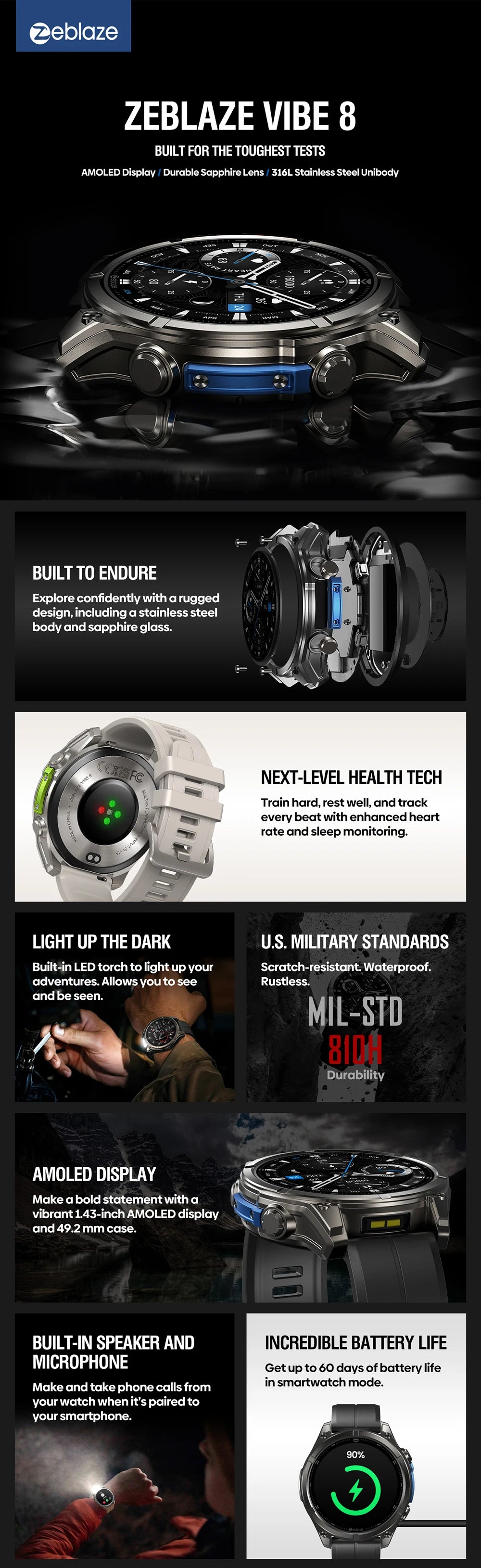 AMOLED Smart Watch