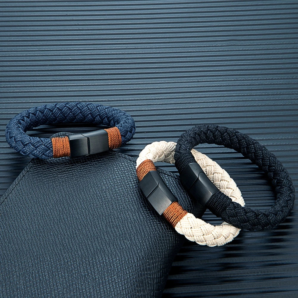 Wide Rope Bracelet