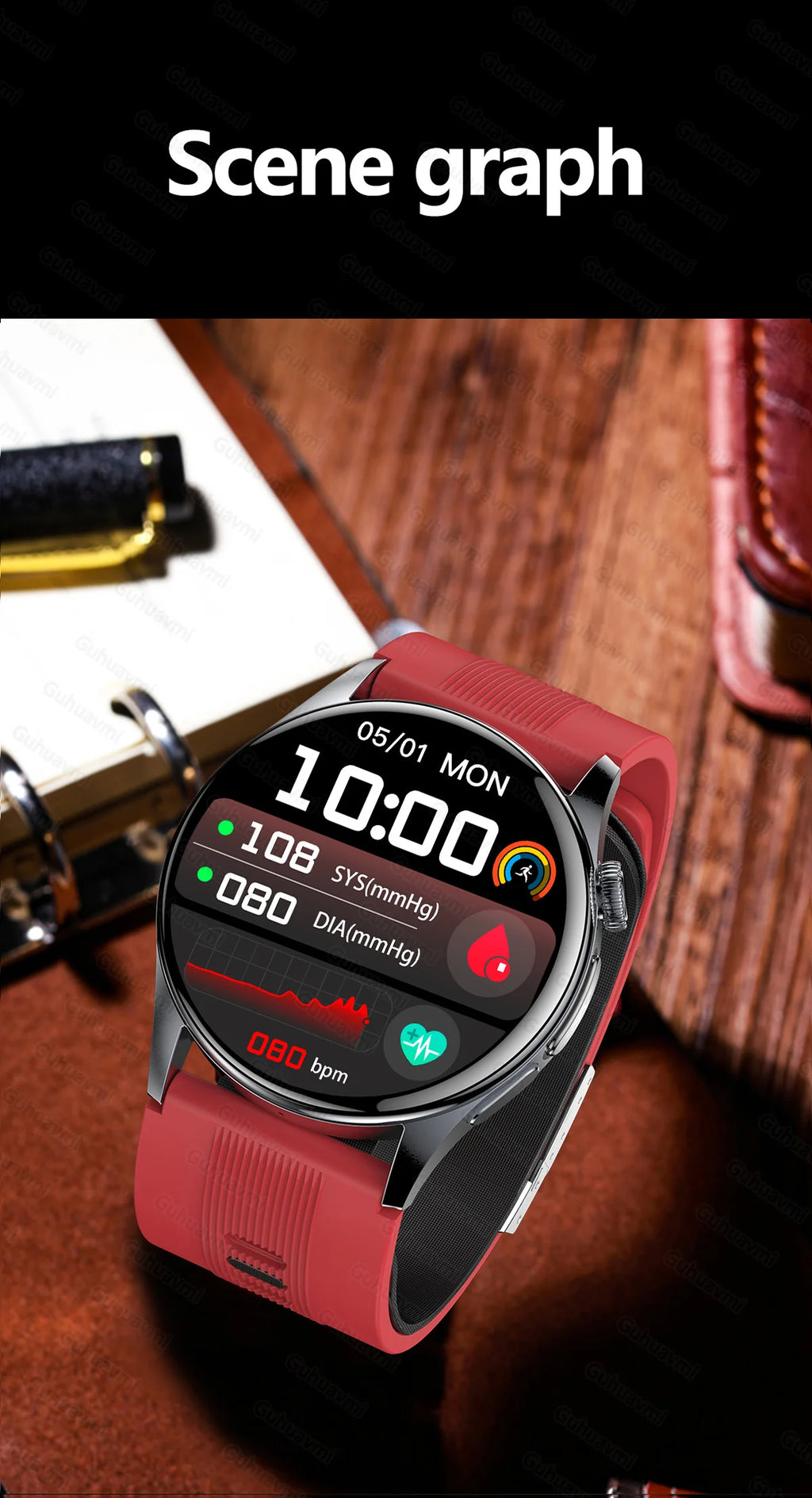 Health Smart Watch Blood Pressure