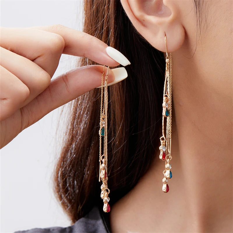 Peacock Tail Earrings