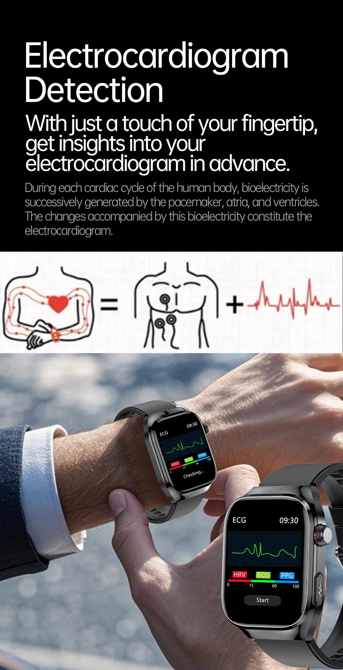 Blood Pressure Smart Watch