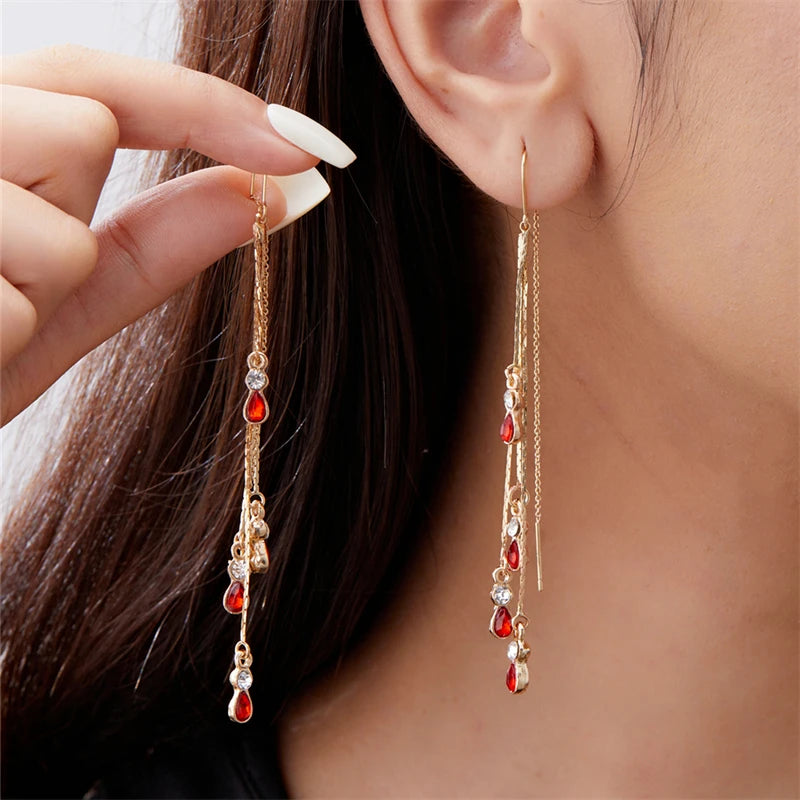 Peacock Tail Earrings