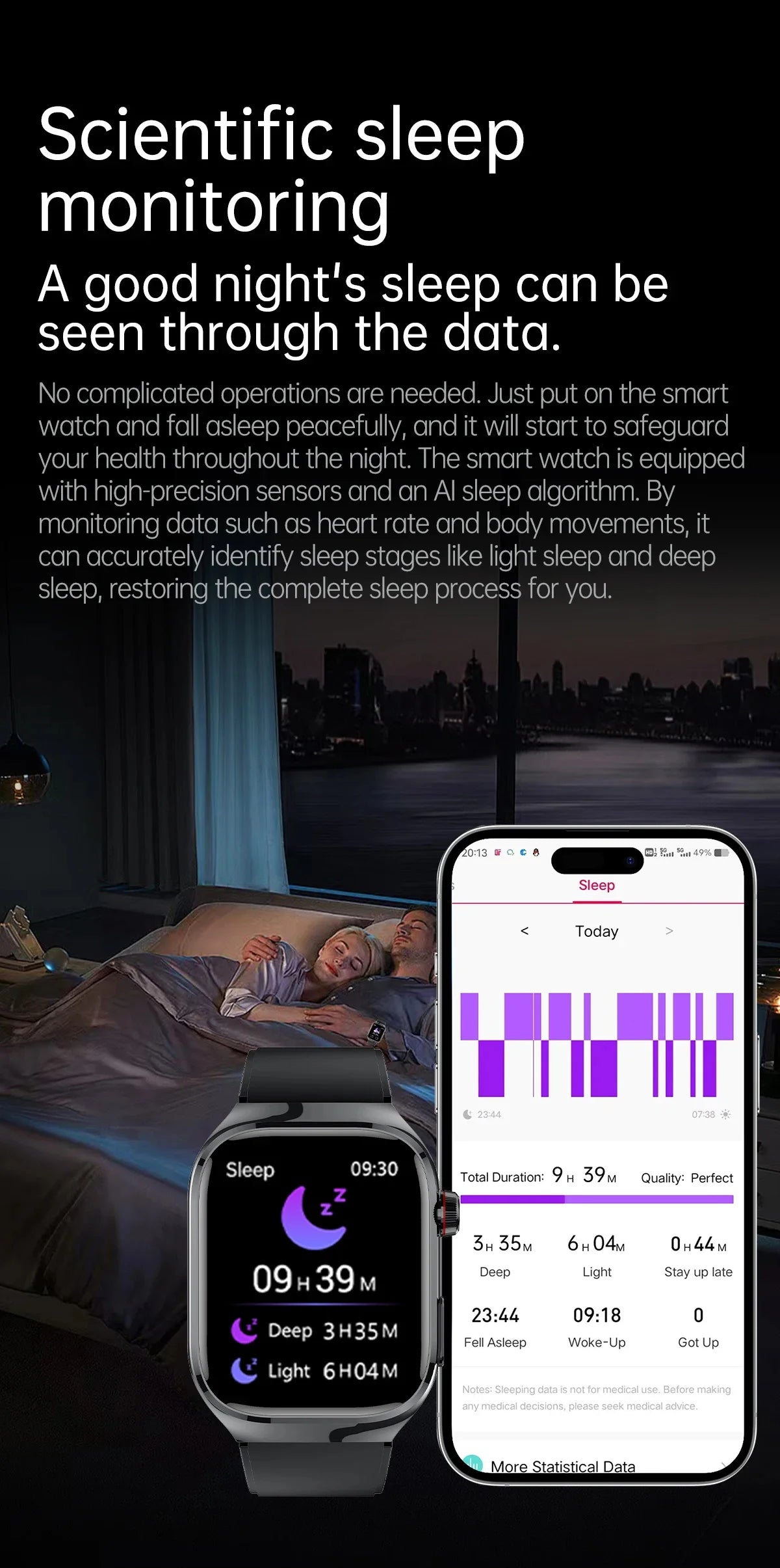 Blood Pressure Smart Watch