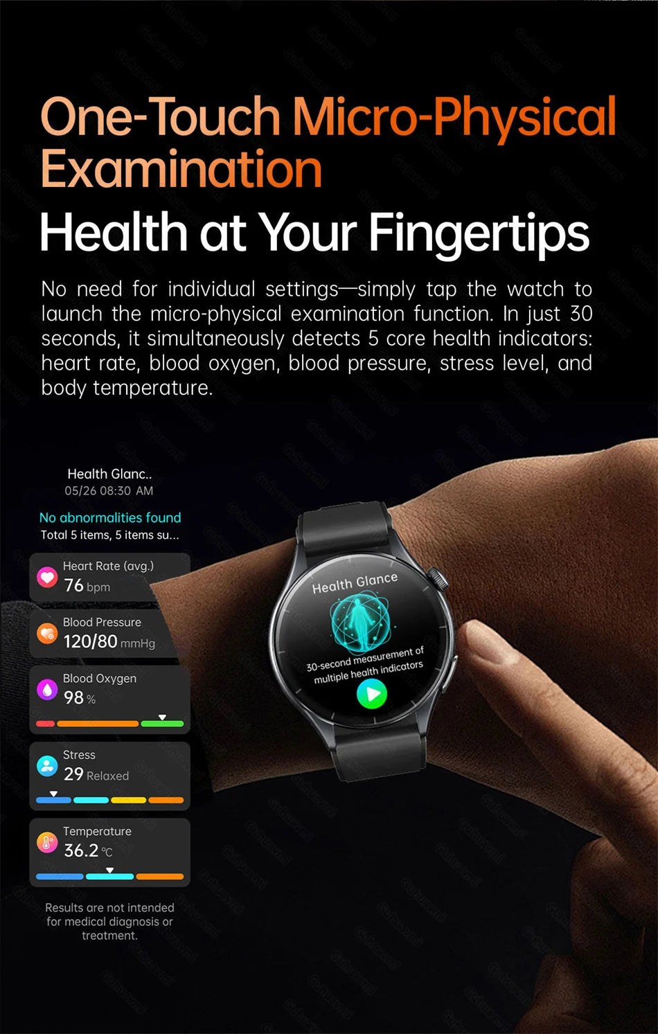 Health managed Smart Watch