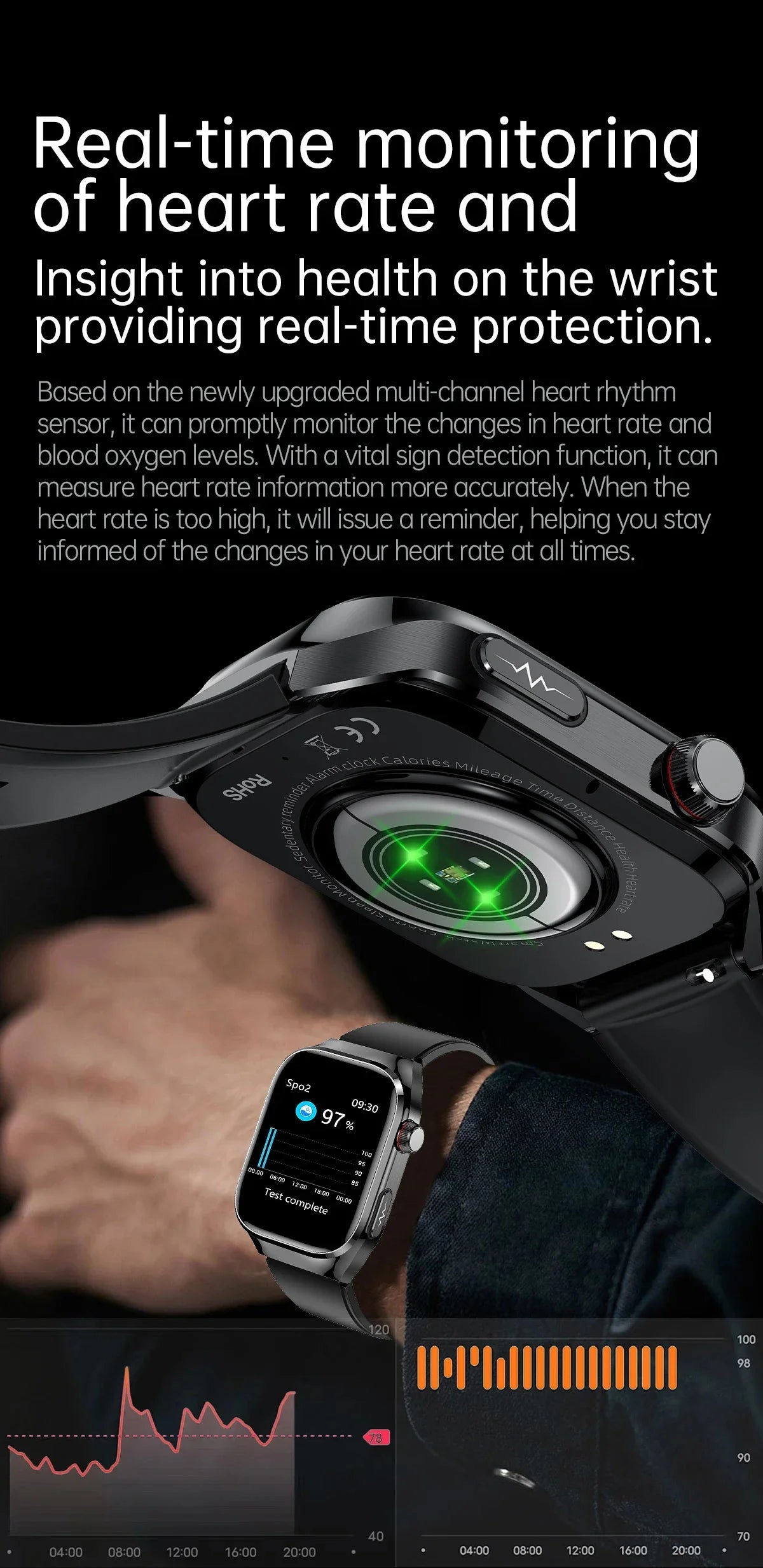 Blood Pressure Smart Watch