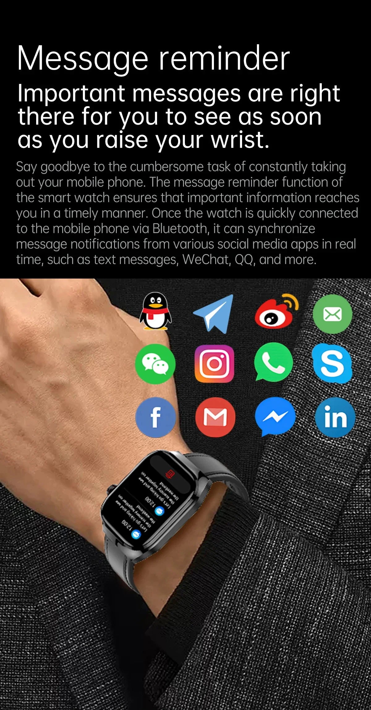 Blood Pressure Smart Watch