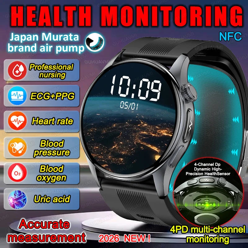 Health Smart Watch Blood Pressure