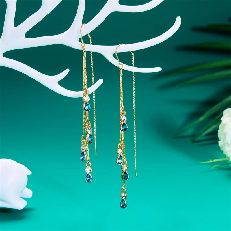 Peacock Tail Earrings