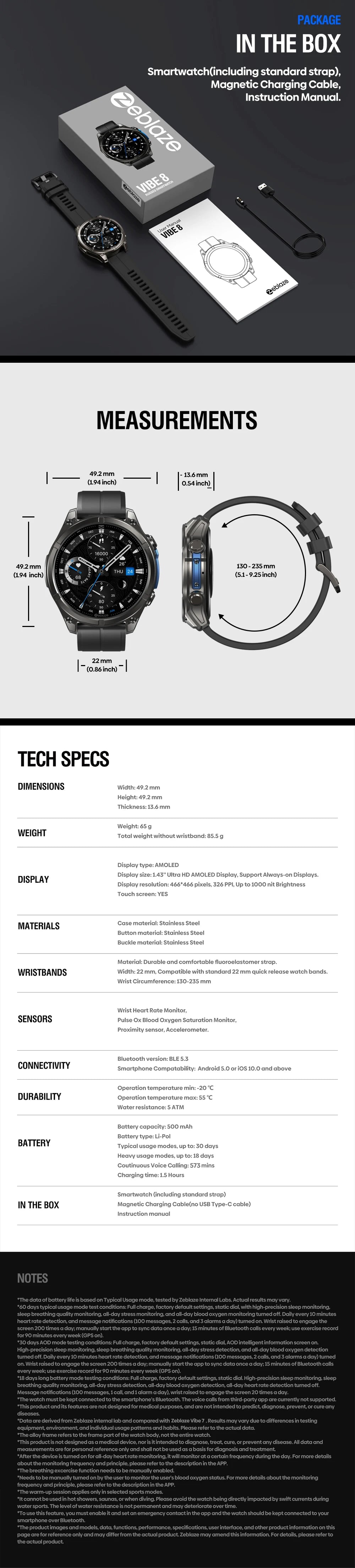 AMOLED Smart Watch