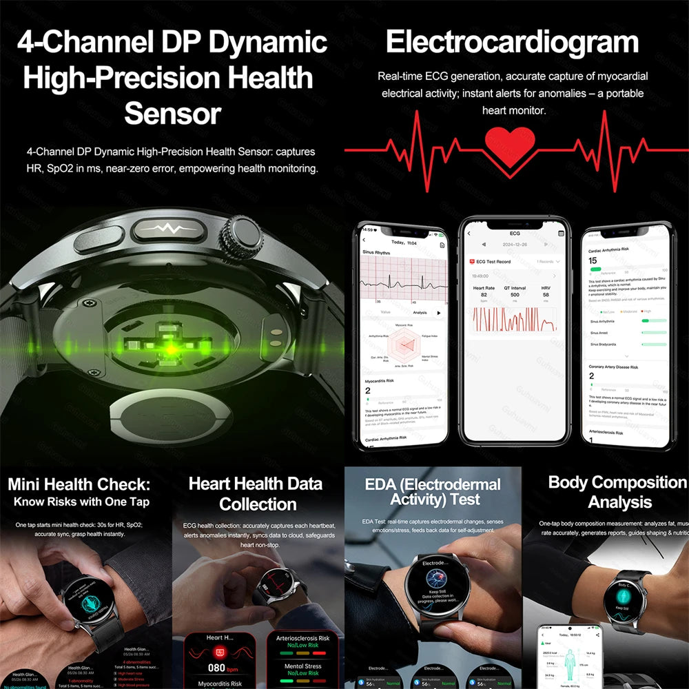 Health Smart Watch Blood Pressure