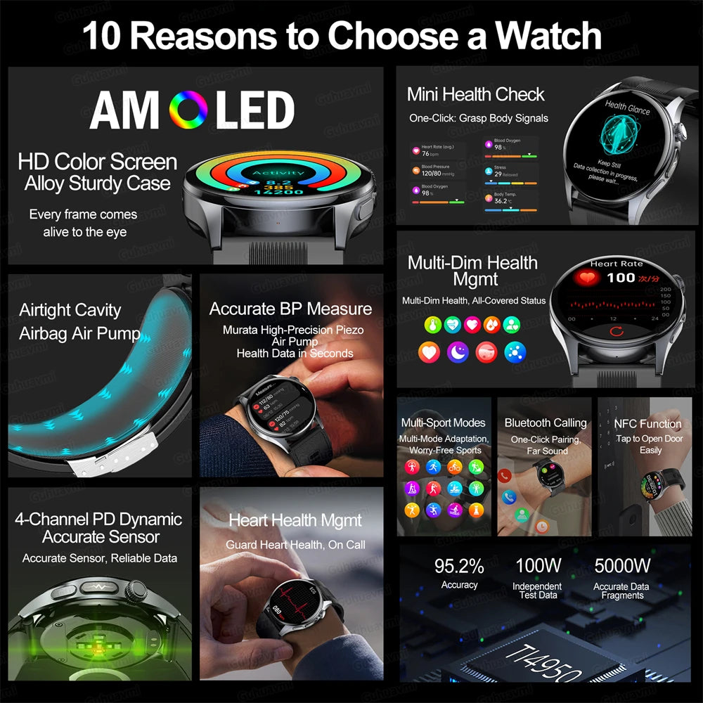 Health Smart Watch Blood Pressure