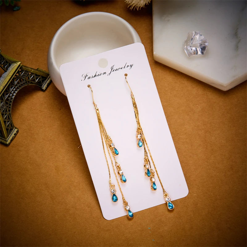 Peacock Tail Earrings