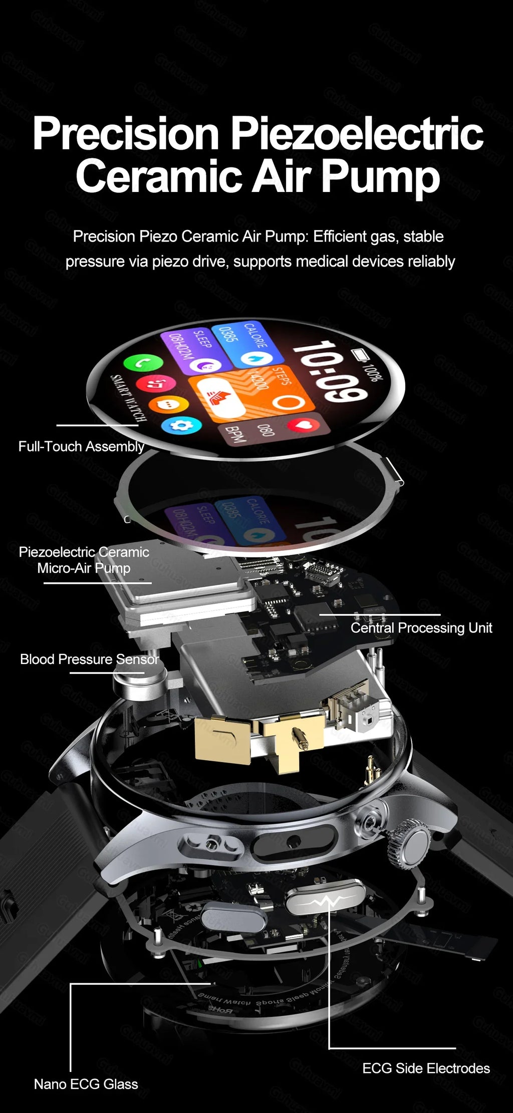 Health Smart Watch Blood Pressure