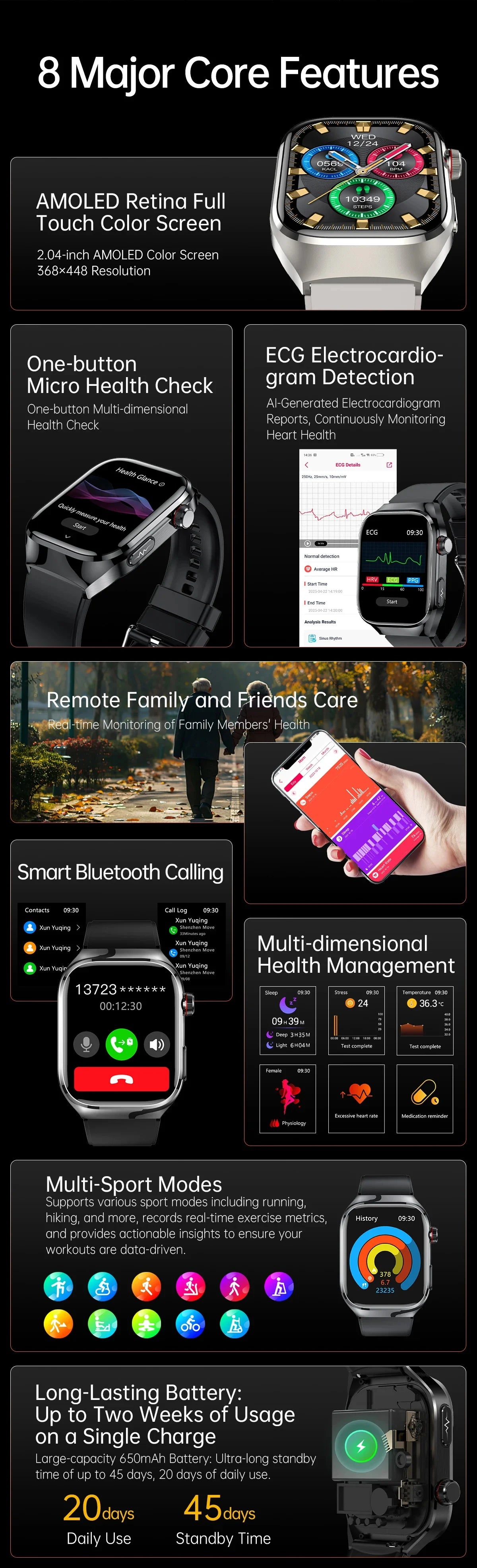 Blood Pressure Smart Watch